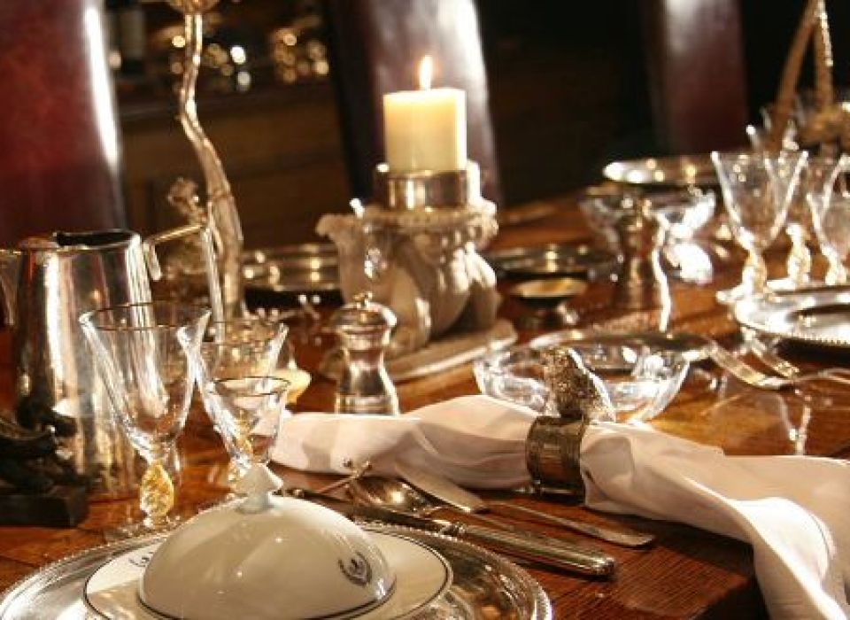 Private dinner in Golden Age atmosphere