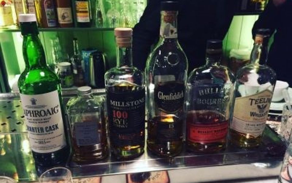 Whiskyproeverijen met 6 verschillende soorten whisky