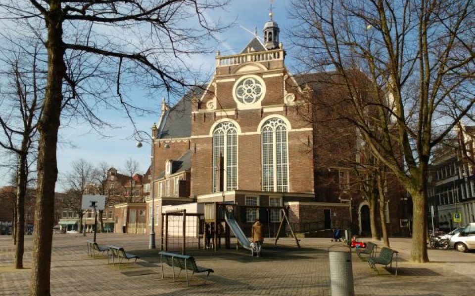 Noorderkerk op de Noordermarkt in Amsterdam