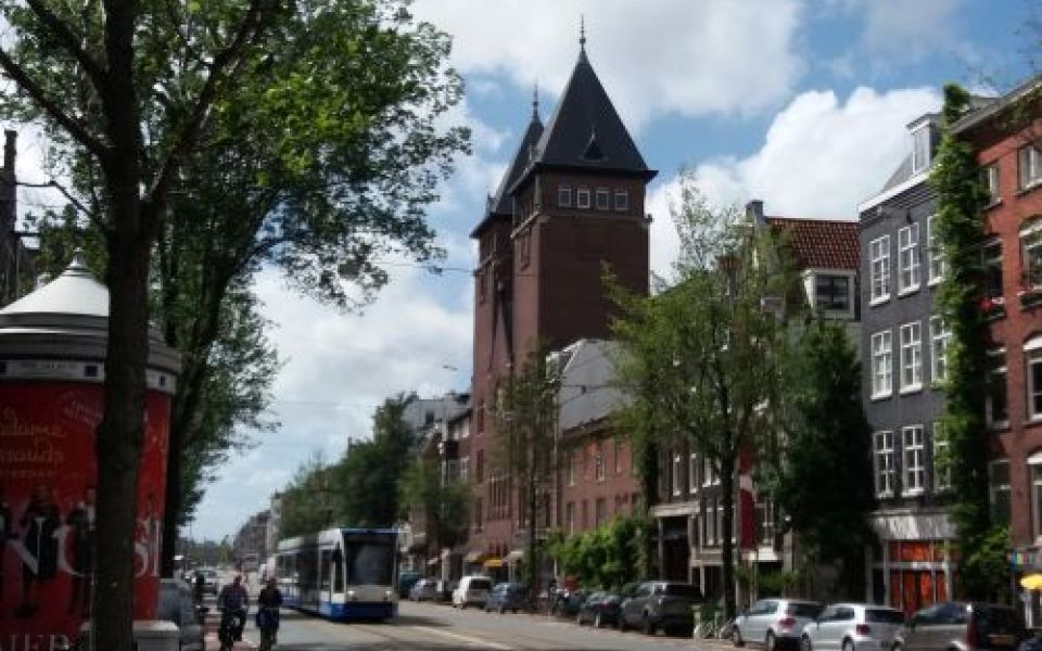 De Fatih Moskee aan de Rozengracht in Amsterdam